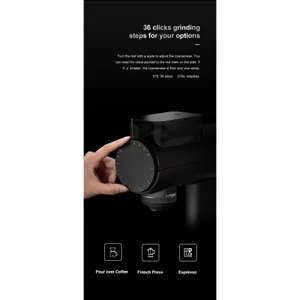 Кофемолка TIMEMORE Sculptor 078 Electric Grinder Black 
