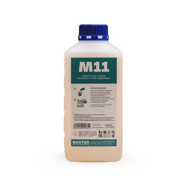 Средство для промывки молочных систем кофемашин CafeDem M11, 1 л.